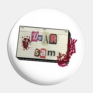 Dear Sam Cassette Tape Pin