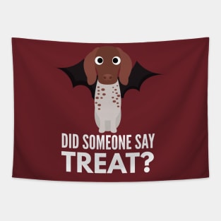 English Pointer Halloween Trick or Treat Tapestry