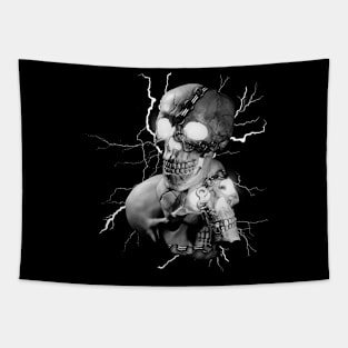 Skull and Chain Tapestry