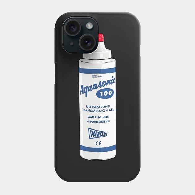 Ultrasound Gel Drawing Phone Case by daddymactinus