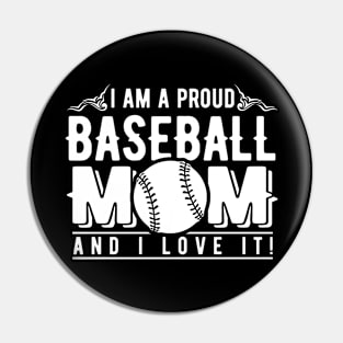 Baseball Mom Pin