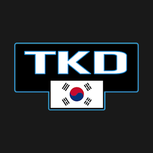 TKD with Korean flag T-Shirt