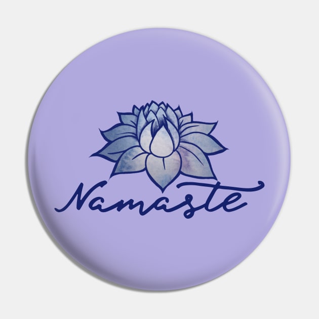 Namaste Pin by bubbsnugg