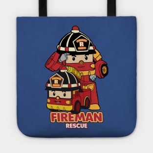 Robocar Fireman Tote