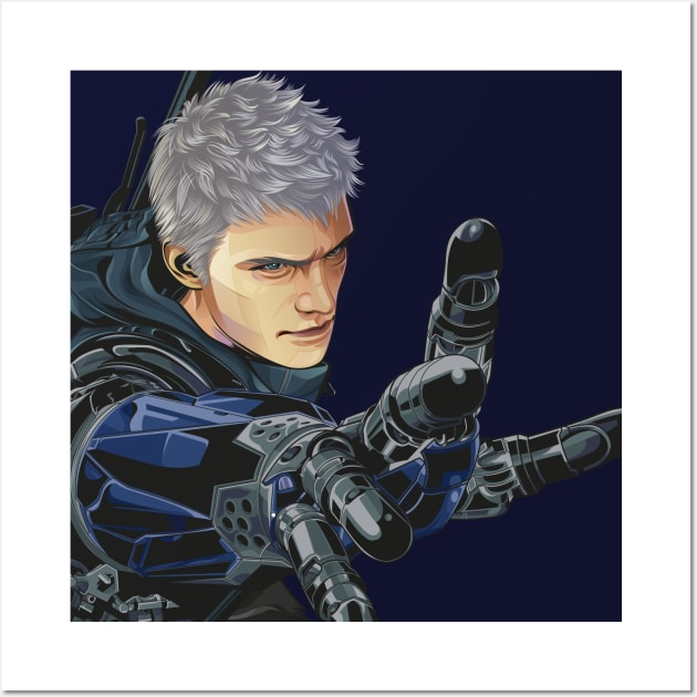 Nero Portrait Art - Devil May Cry 4 Art Gallery