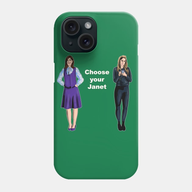 Choose your Janet Phone Case by nickbeta