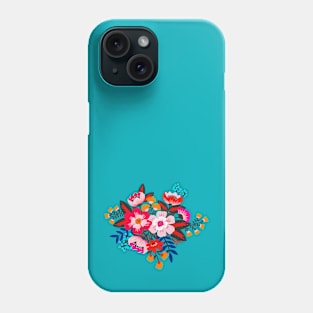 Colorful flower bouquet Phone Case