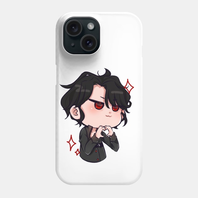 Anime chibi boy Phone Case by Anet Garol