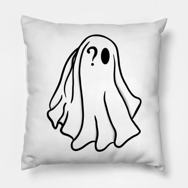 Questionable Ghost Pillow by BE1820