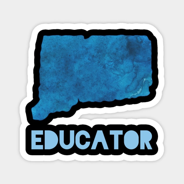 Connecticut Educator Magnet by designed2teach