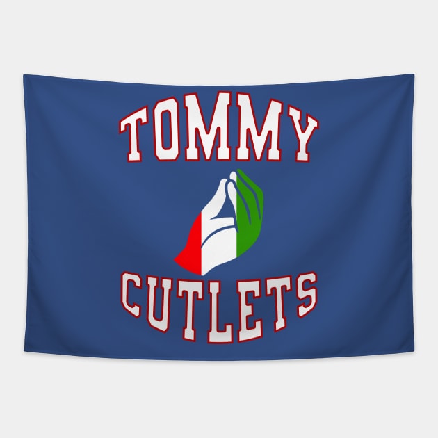 Tommy Cutlets Tapestry by Nolinomeg