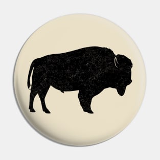 Distressed Rustic Bison Pin