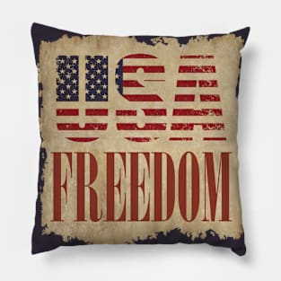 Freedom. USA. Patriotic Collection Pillow