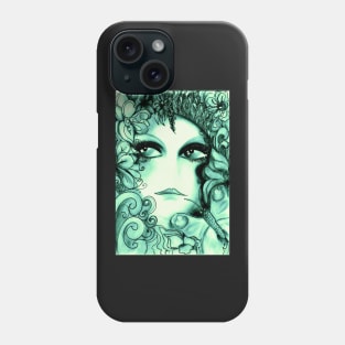 wood nymph   TEAL, ,,House of Harlequin Phone Case