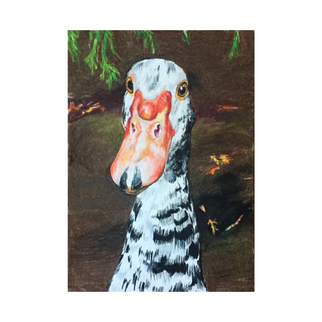 Basil the Muscovy Duck by jenesaiscluck