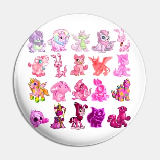 Pink Neopets Pin