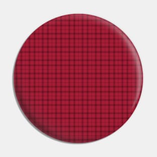 Red and Black Plaids 001#004 Pin