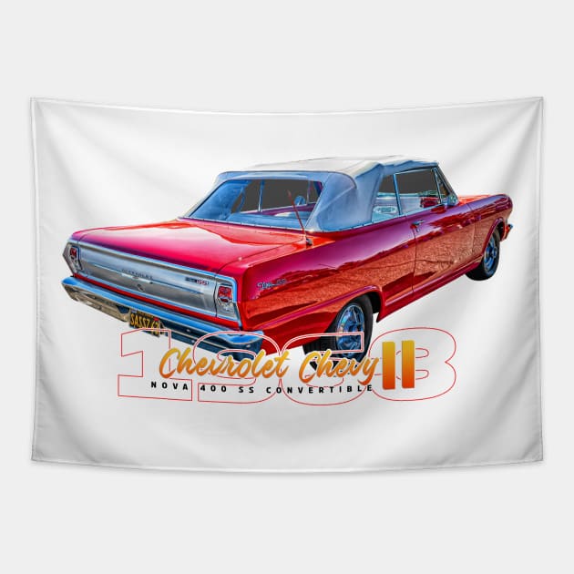 1963 Chevrolet Chevy  II Nova 400 SS Convertible Tapestry by Gestalt Imagery