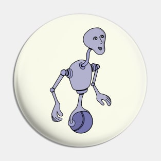 A classic robot Pin