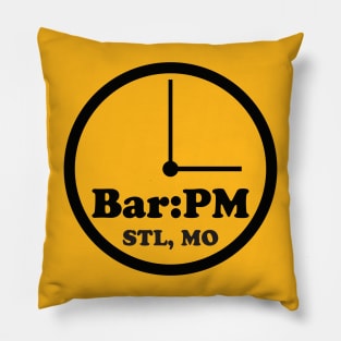 BarPM Black Logo Pillow