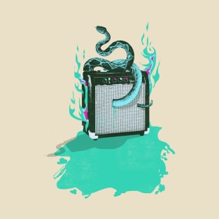 SNAKE AMPLIFIRE (BLUE) T-Shirt