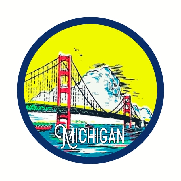 Michigan Vintage Decal by zsonn