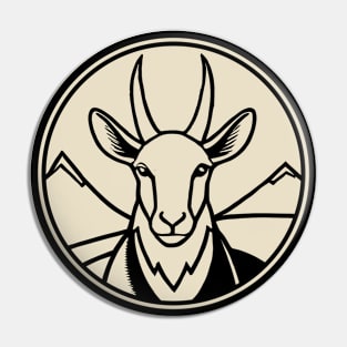 Good Ol Antelope Patch with Black Outline - If you used to be a Antelope, a Good Old Antelope too, you'll find the bestseller critter patch design perfect. Pin