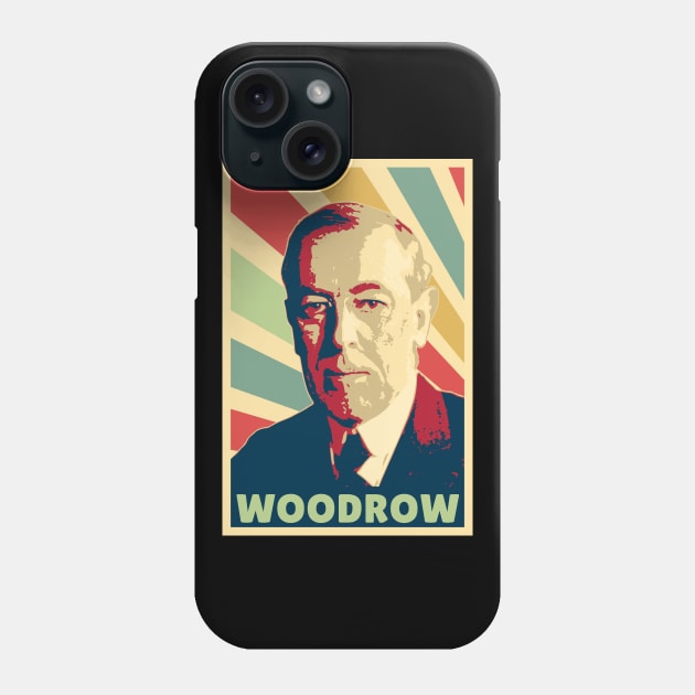 Woodrow Wilson Vintage Colors Phone Case by Nerd_art