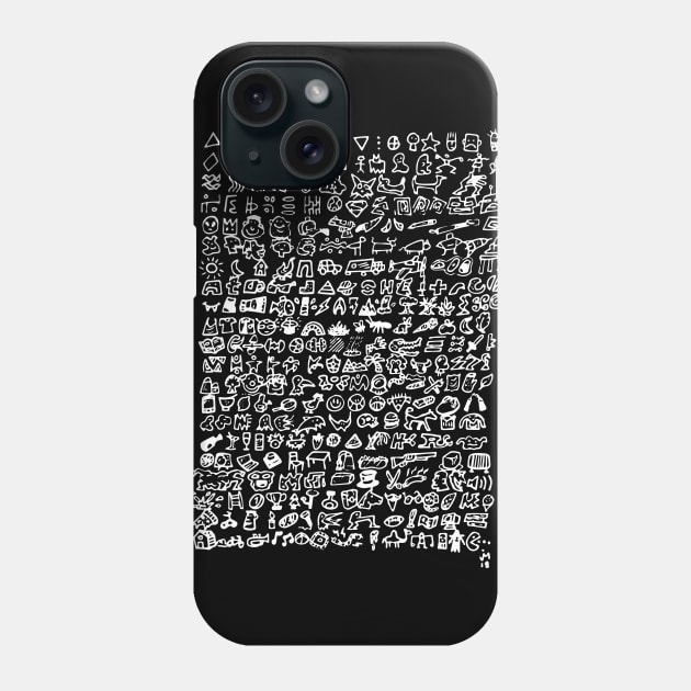 Random doodles Phone Case by jonathanmor