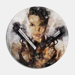 Lara Croft Pin