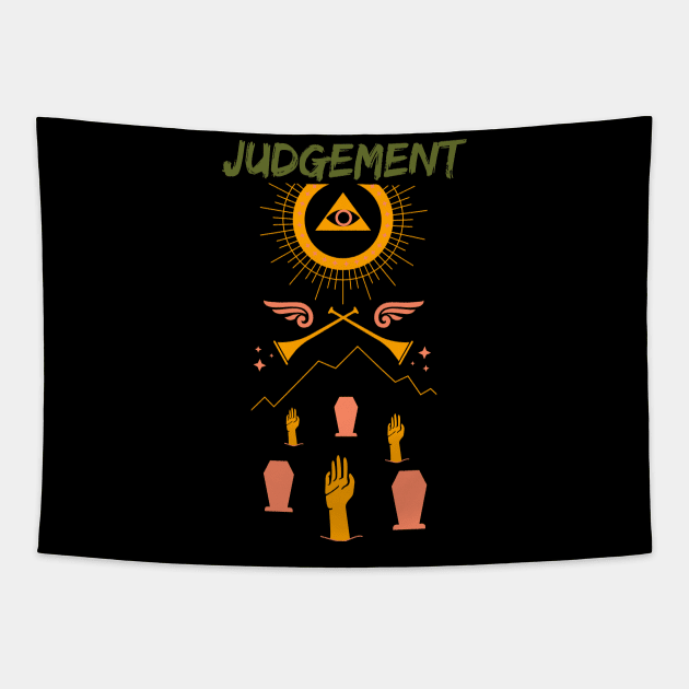 Judgement Tapestry by Rc tees