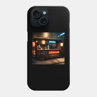 Ramen Stall - Cyberpunk Cityscapes Phone Case