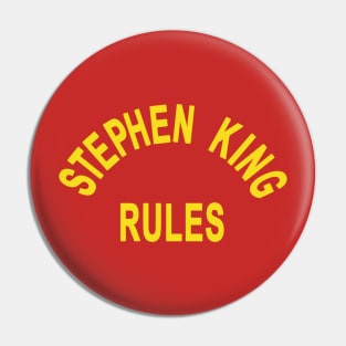 Stephen King Rules! Pin