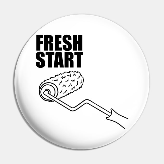 Fresh Start Pin by artbycands