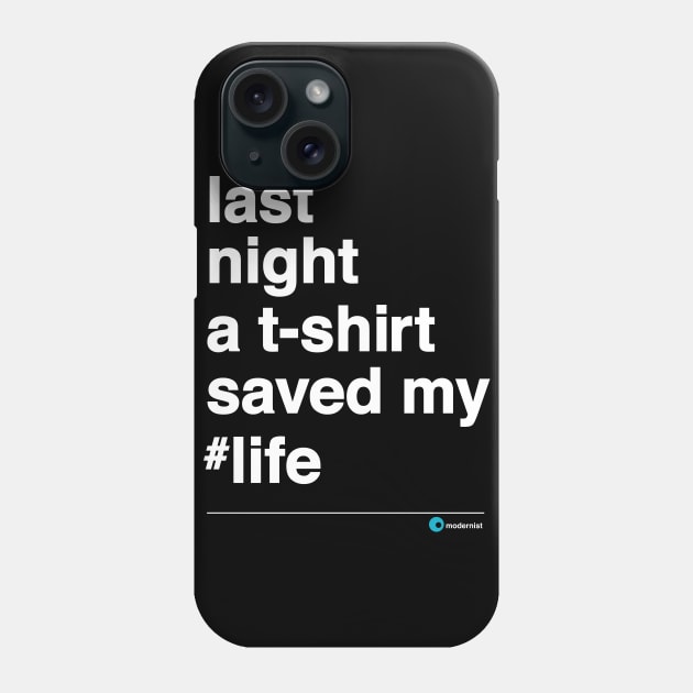 Last Night Phone Case by modernistdesign