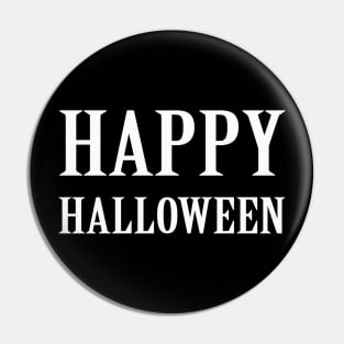 Happy Halloween Pin