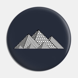 Pyramids of Egypt (white) Pin