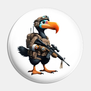 Tactical Dodo Bird Pin