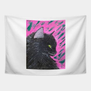 Black Cat Tapestry