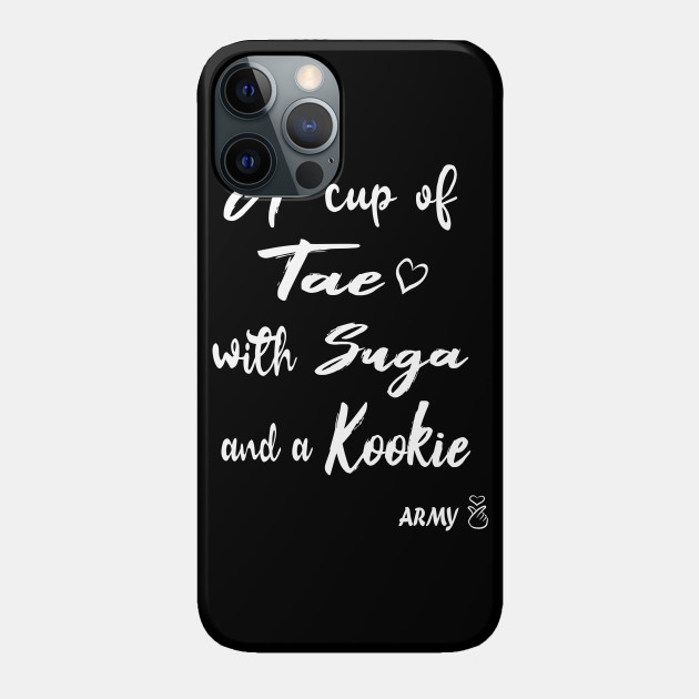 BTS A CUP OF TAE WITH SUGA AND A KOOKIE - Bts - Phone Case