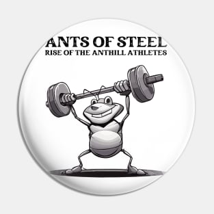 weightlifting ant Pin