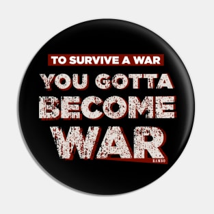 Rambo War Quotes Pin