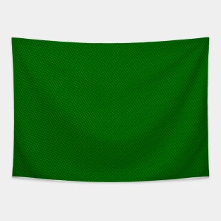 Pattern hexagonal green on black background Tapestry