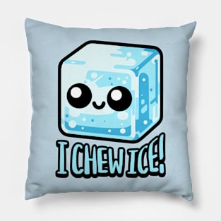 Chew Ice! Cute Ice Cube Pillow