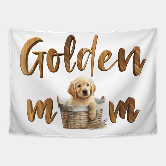 Golden retriever Tapestry by Bernesemountaindogstuff