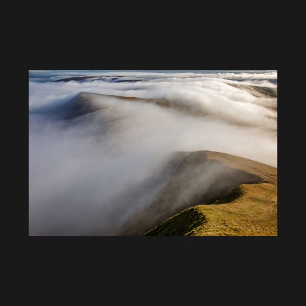 Cribyn in the clouds, Brecon Beacons by dasantillo