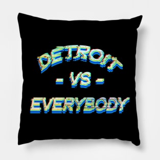 VS Everybody Glitch Pillow