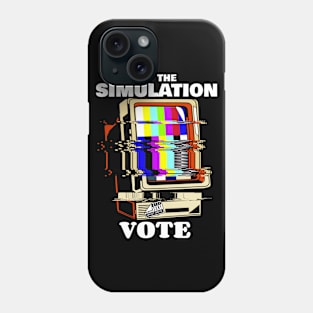 End The Simulation Phone Case