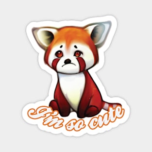 I'm A Cute Red Panda Magnet