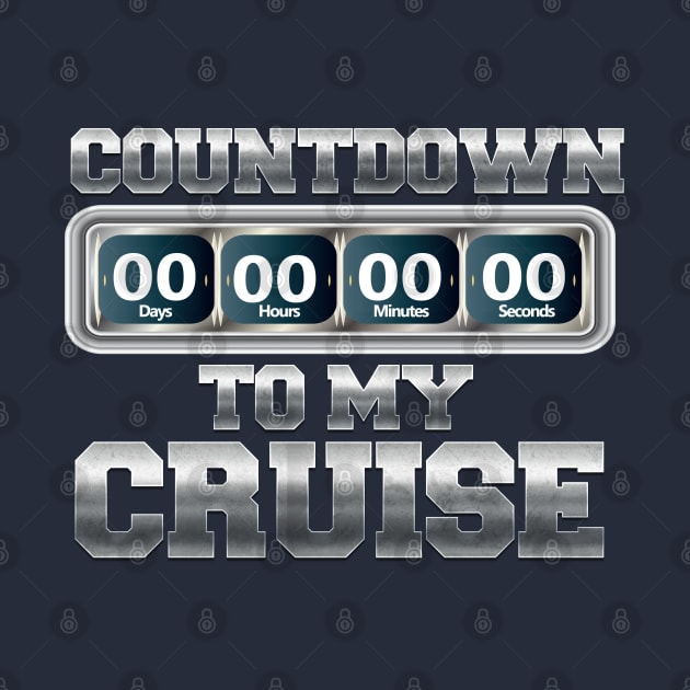 Cruise T shirt Cruise Ship Vacation Countdown T shirt by kdspecialties